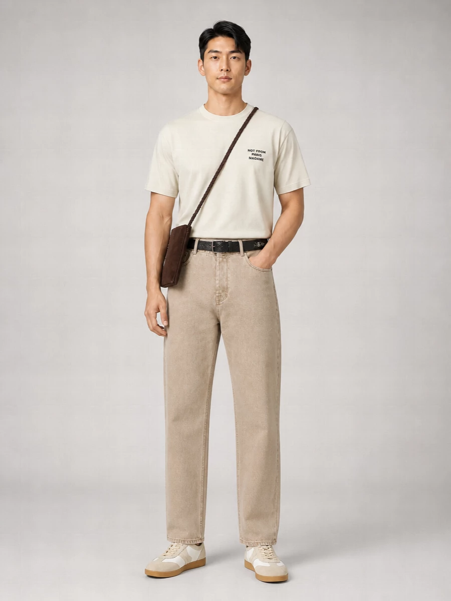 Drôle De Monsieur Denim Straight-Leg Jeans