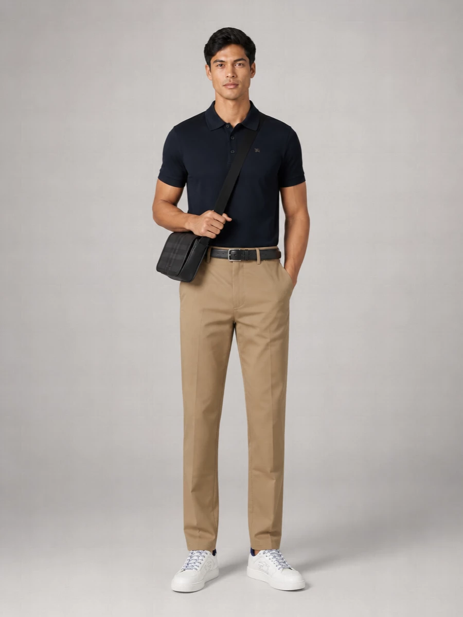Burberry Piqué Polo Shirt