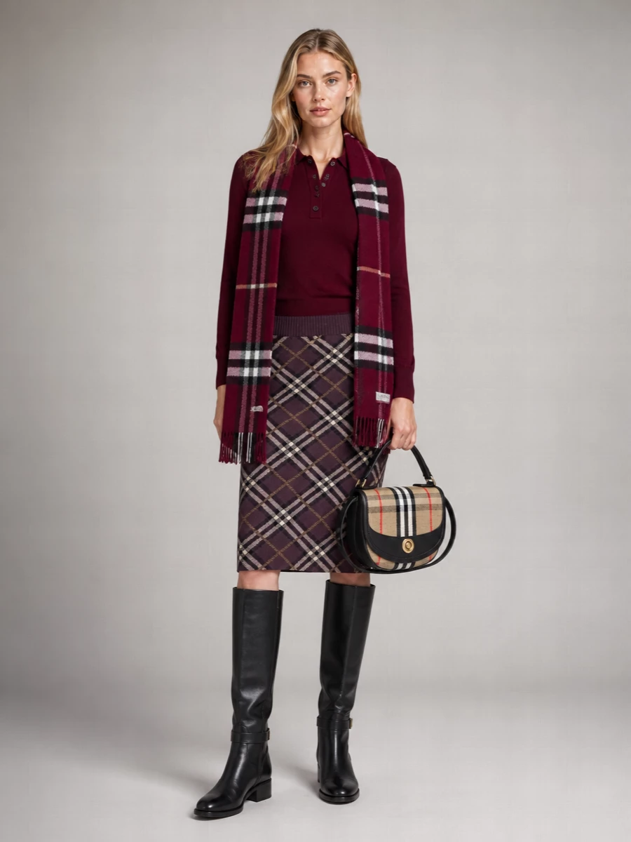 Burberry wool polo shirt