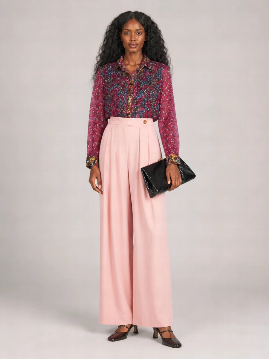 Dries Van Noten printed embroidered shirt