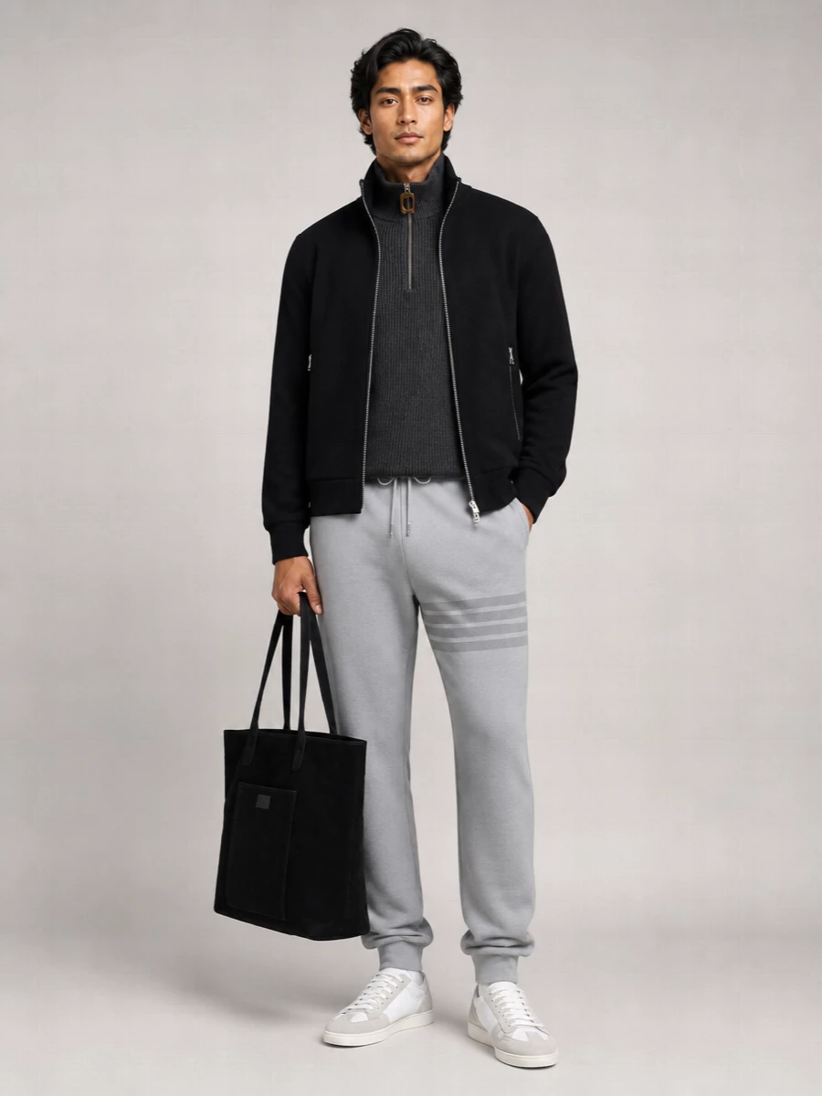 Prada Reversible Slim-Fit Stand-Collar Lightweight Jacket