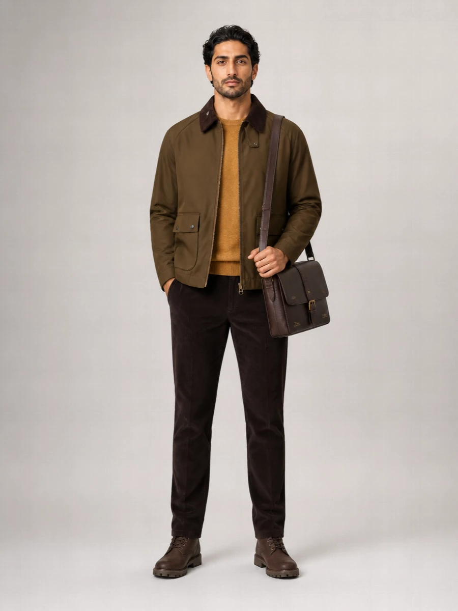 Barbour Cotton Short Bedale Single-Breasted Coat