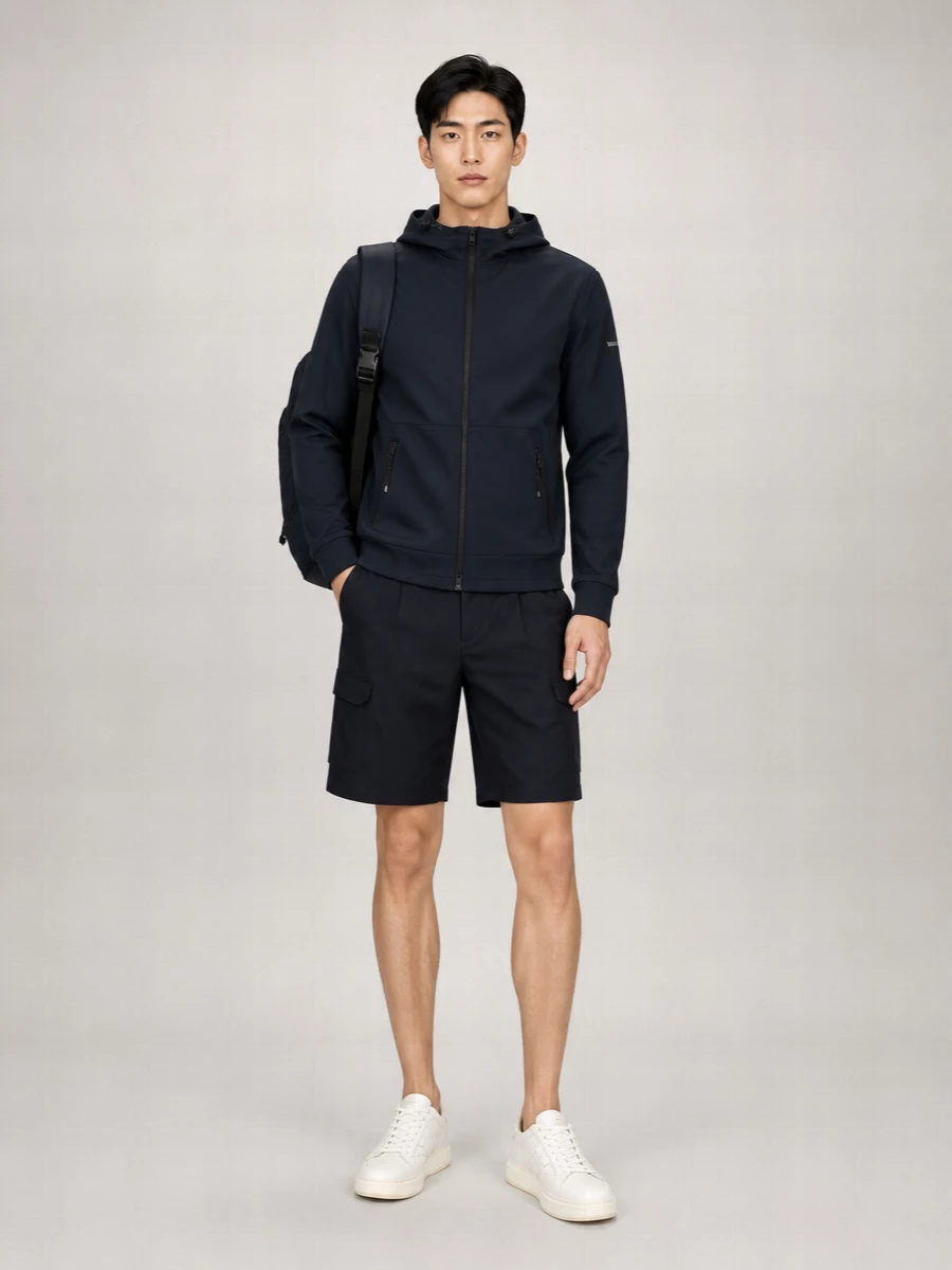 Woolrich Softshell Zip-Up Hoodie