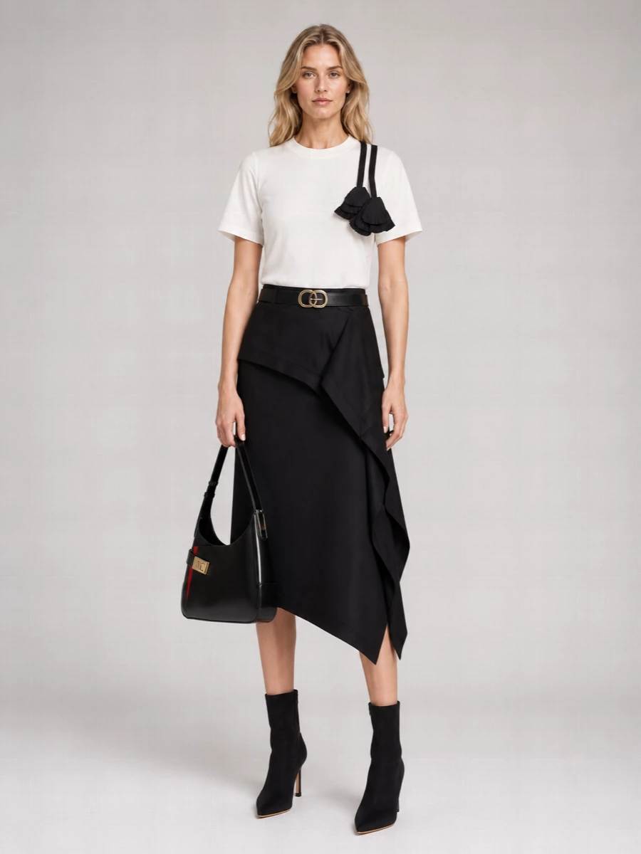 Ferragamo Floral Insert T-Shirt
