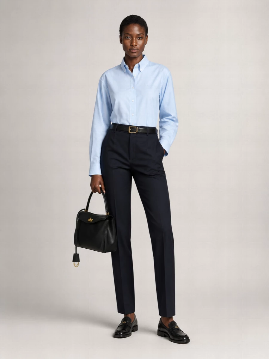 Miu Miu High-Rise Pleated Wide-Leg Tailored Trousers