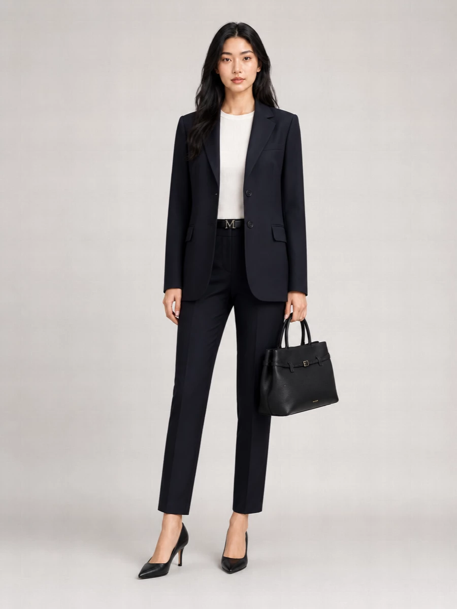 S Max Mara Virgin Wool Blazer