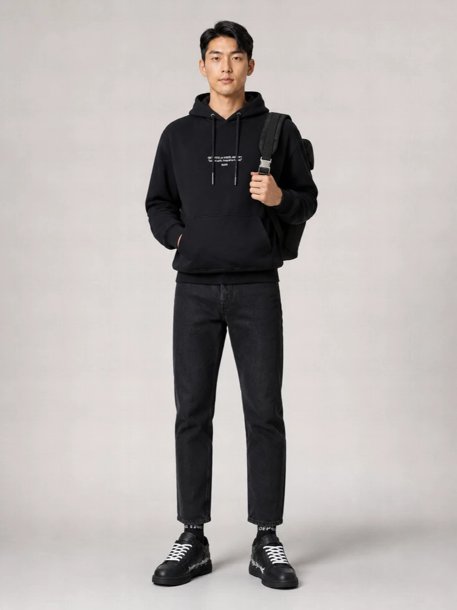 Off-White Cotton Hoodie