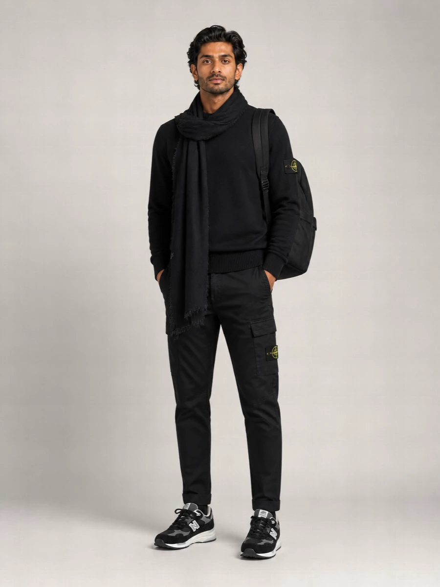 Stone Island Wool Regular-Fit Crew-Neck Sweater
