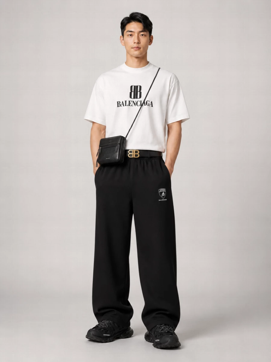Balenciaga Mesh And Faux Leather Low-Top Sneakers