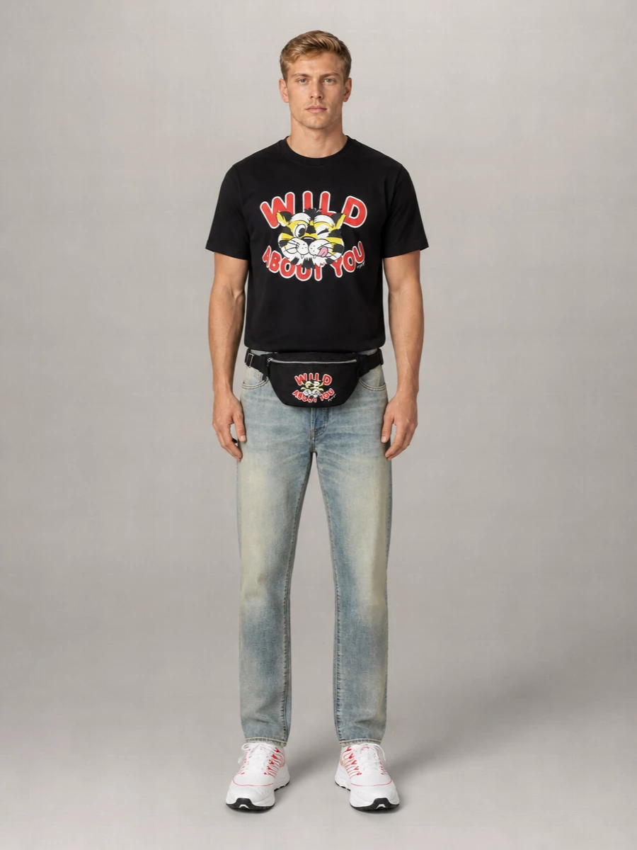 Kenzo Printed Cotton Crew Neck T-Shirt