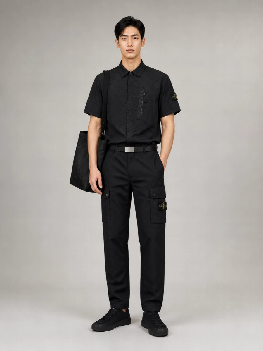 Stone Island Cotton Cargo Pants