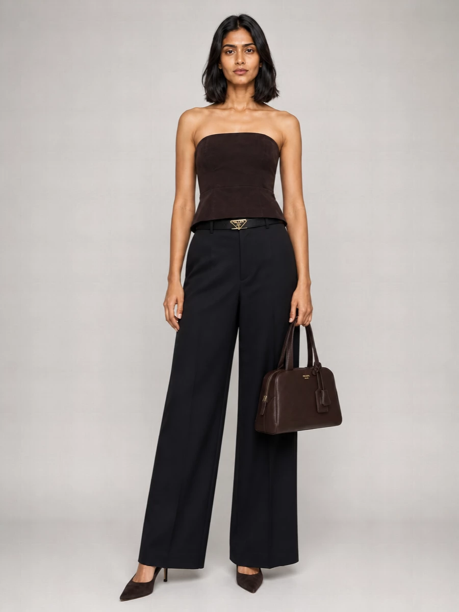 Parosh Cotton Bustier Top