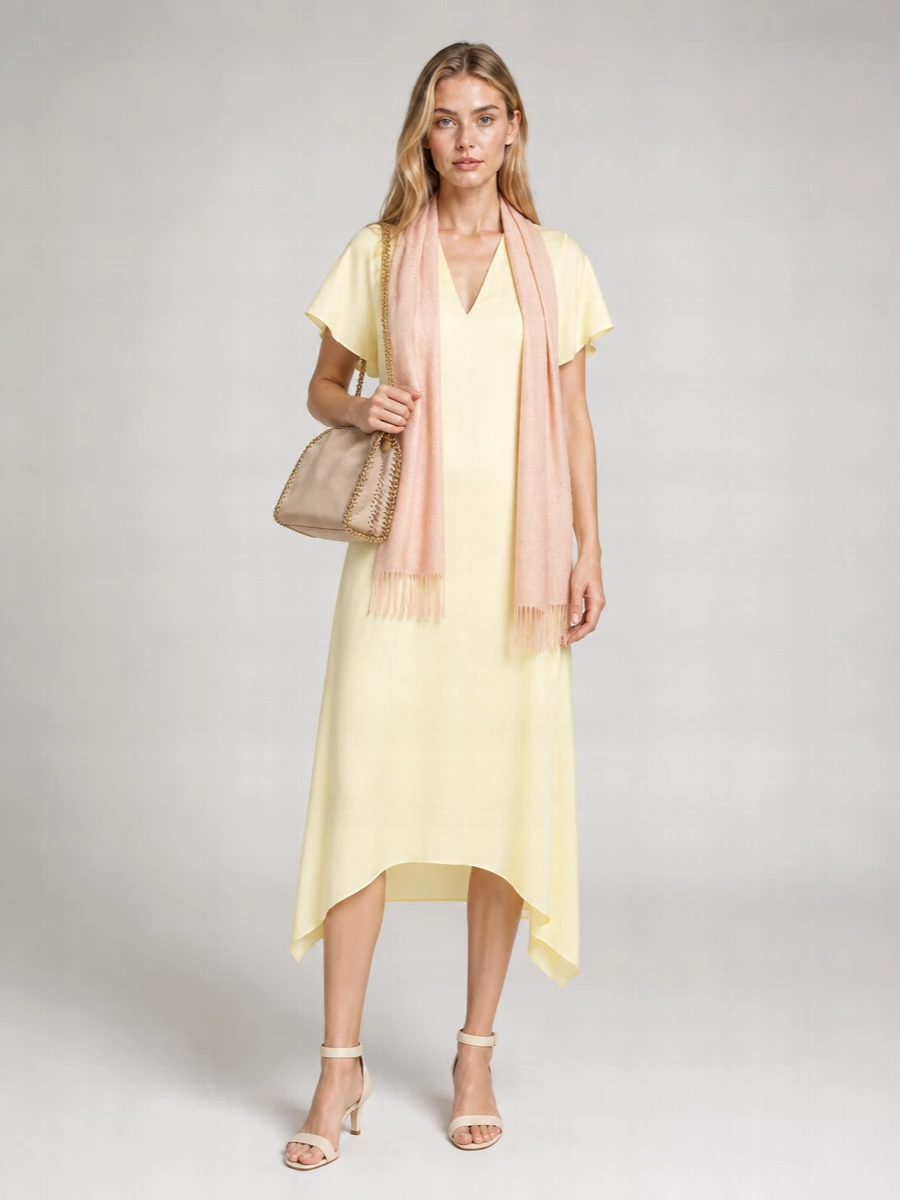 Stella Mccartney V-Neck Midi Dress