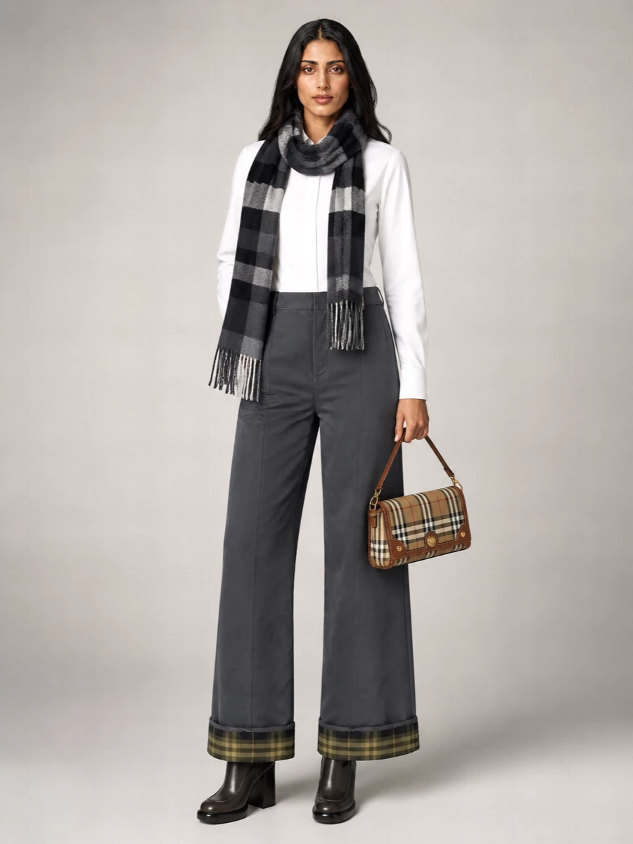 Burberry Regular-Fit Straight-Leg Trousers