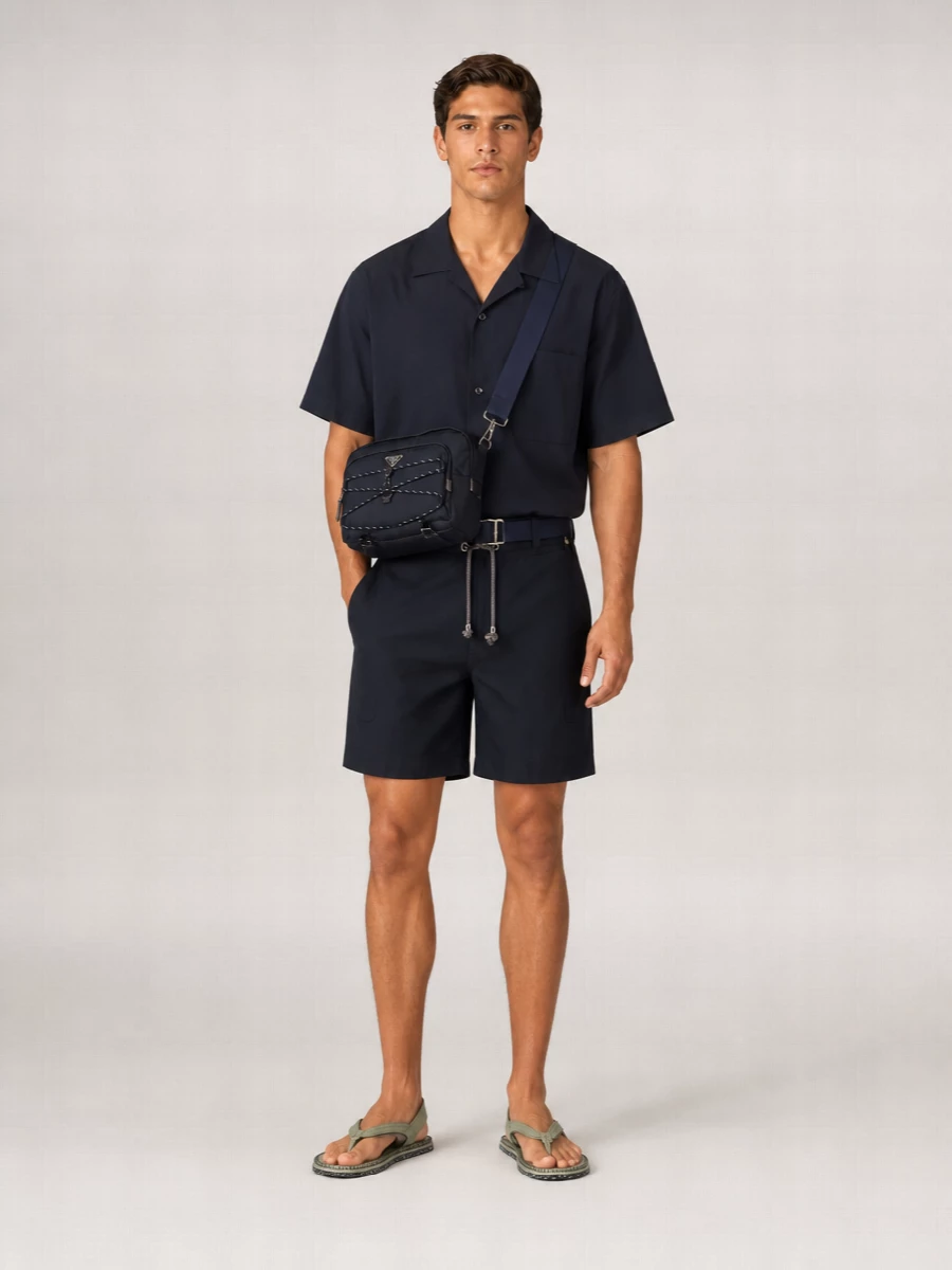 Kiko Kostadinov Virgin Wool Bermuda Shorts