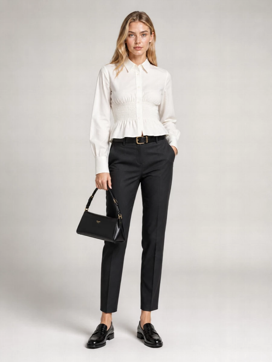Prada Wool Tailored Trousers