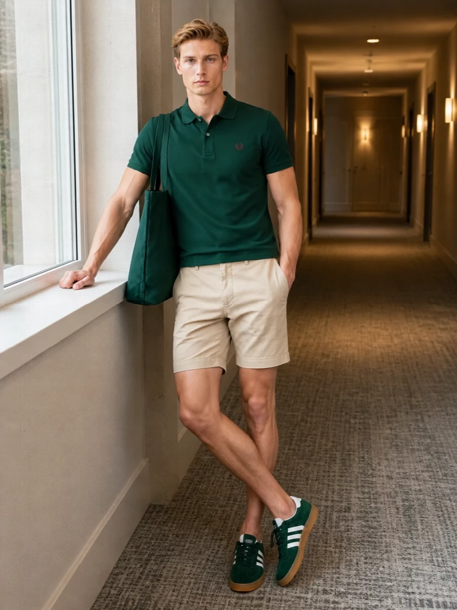 Fred perry polo polo ralph lauren chino shorts