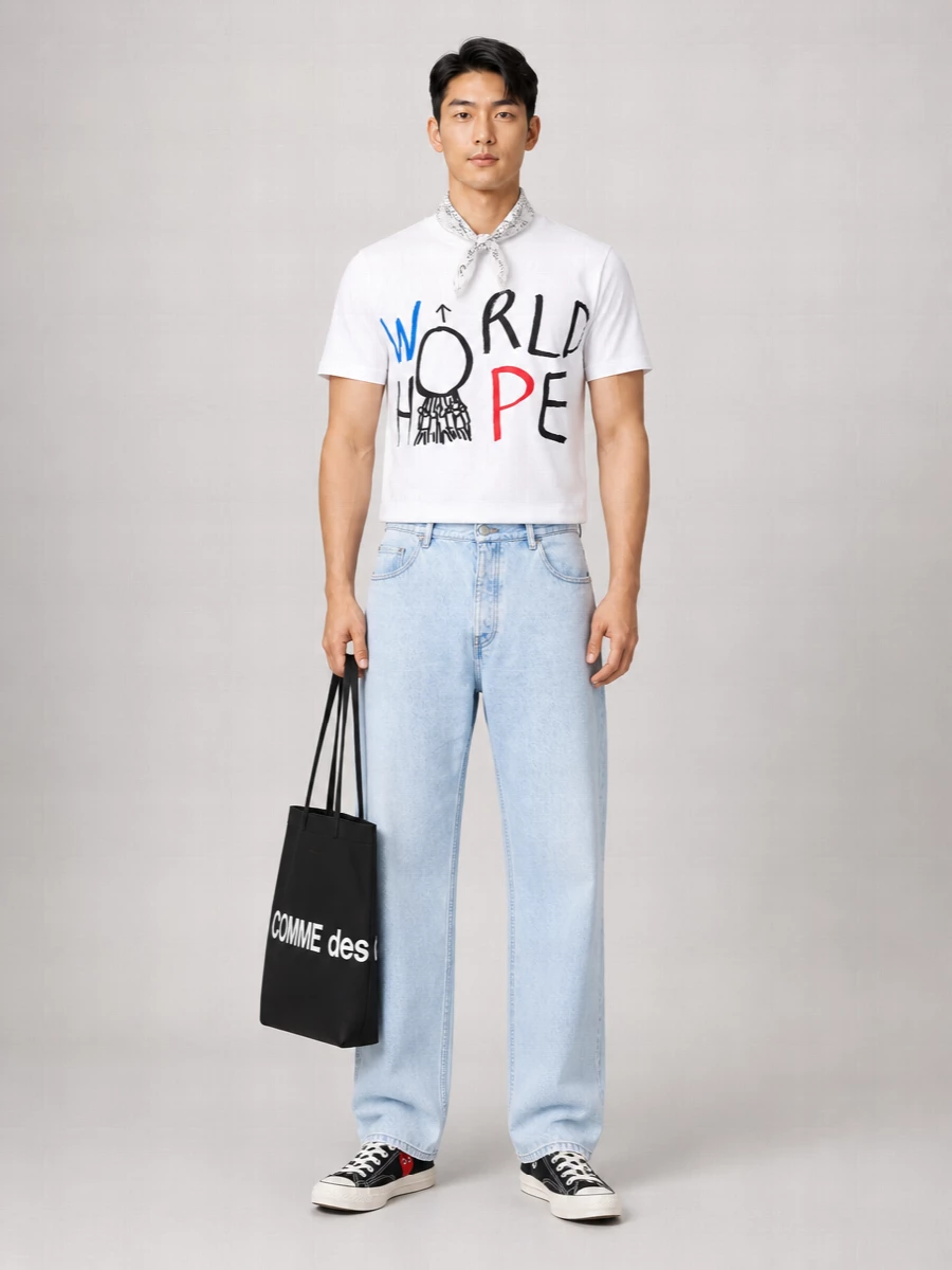 Comme Des Garçons Logo Print T-Shirt