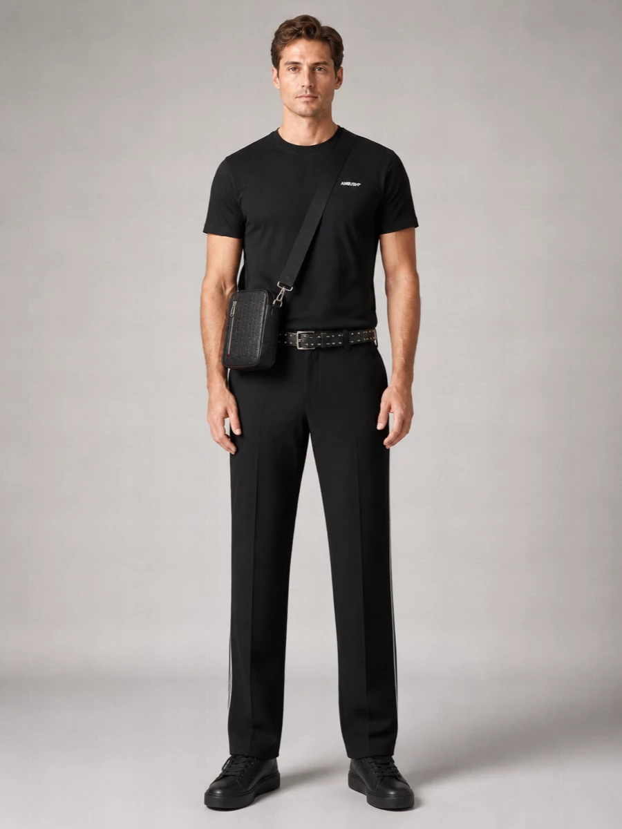 Ambush Cotton Ribbed Crew-Neck T-Shirt Set