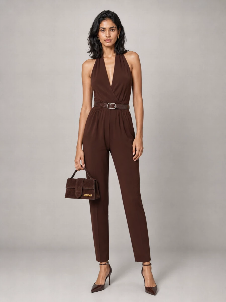 The Andamane Open Back Jumpsuit