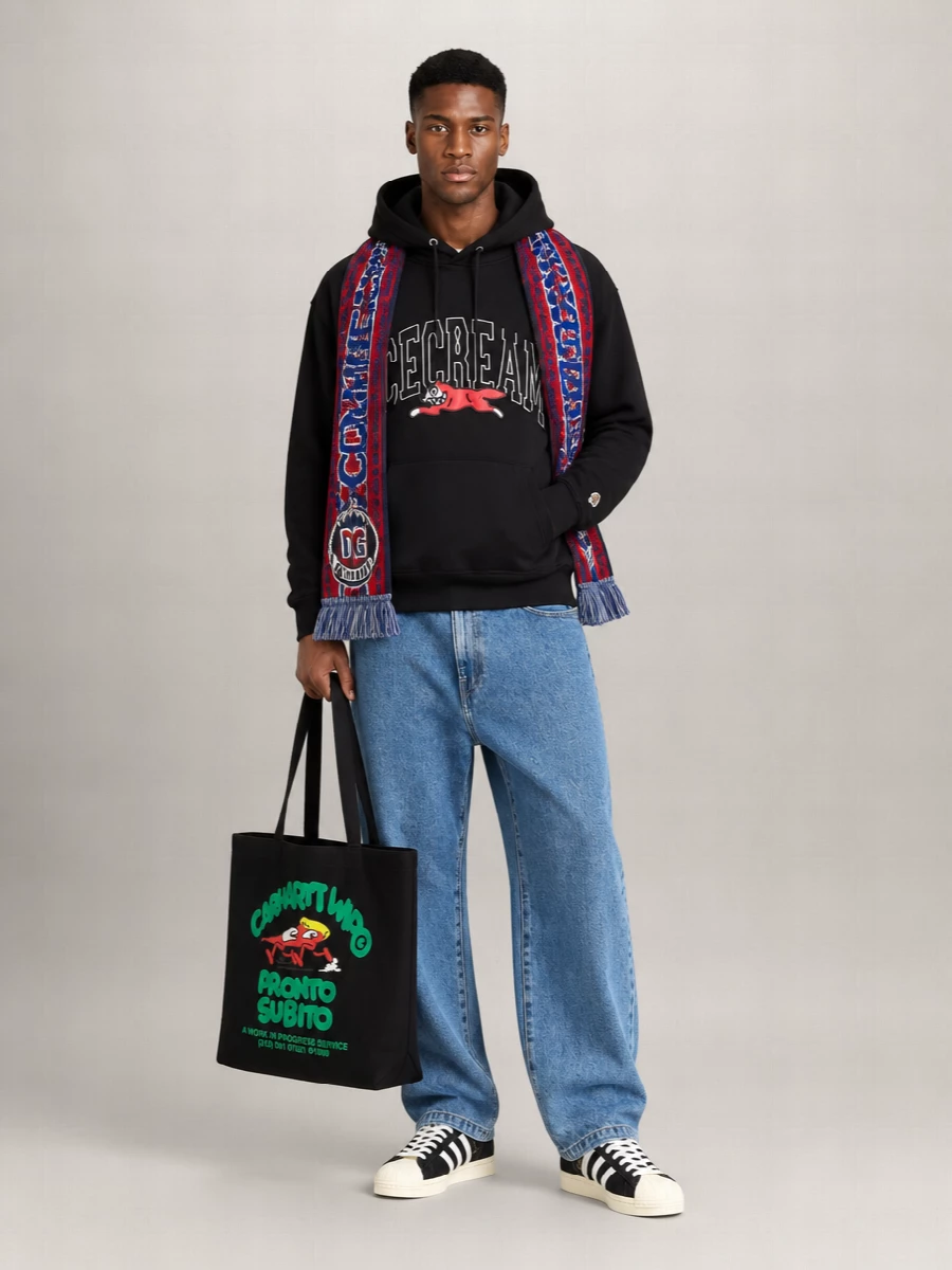 Icecream Cotton Logo Hoodie