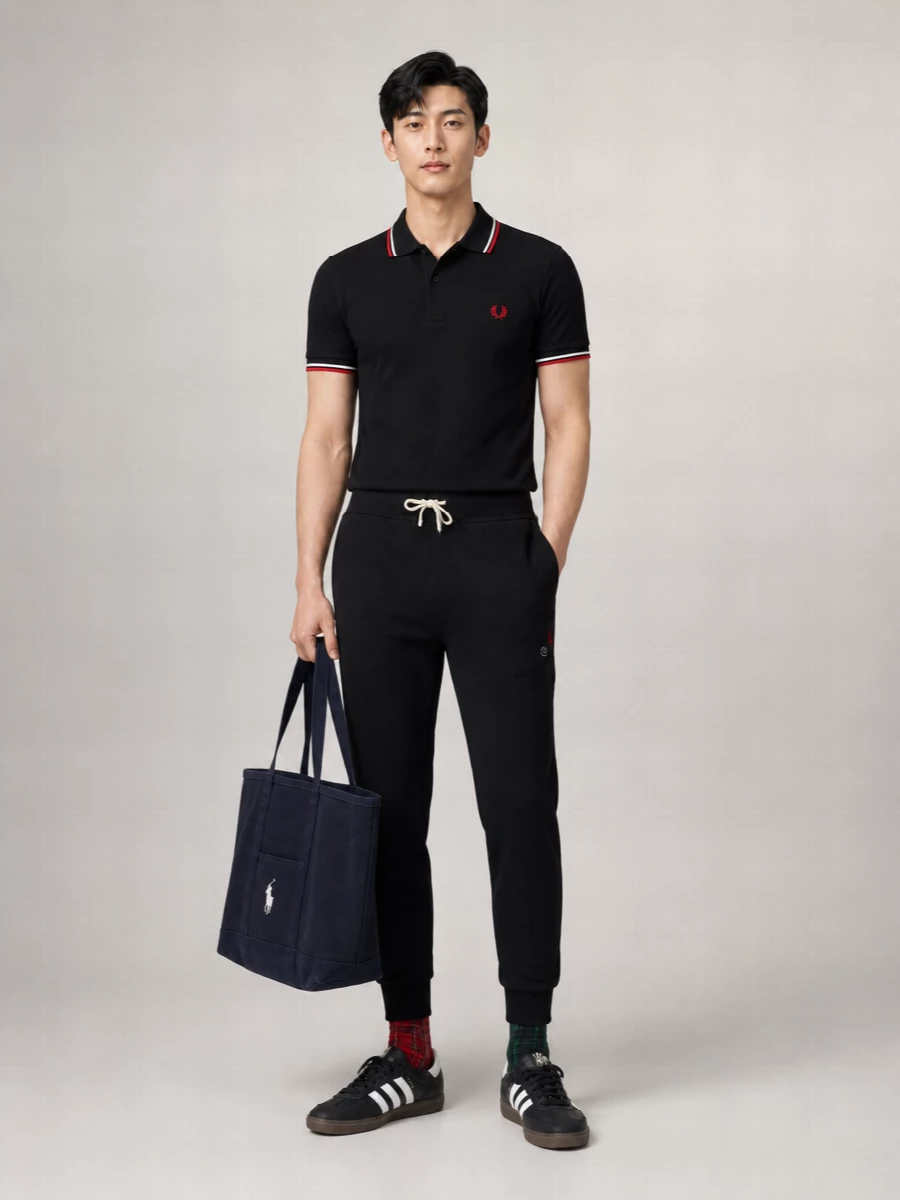 Fred Perry Cotton Logo Polo Shirt
