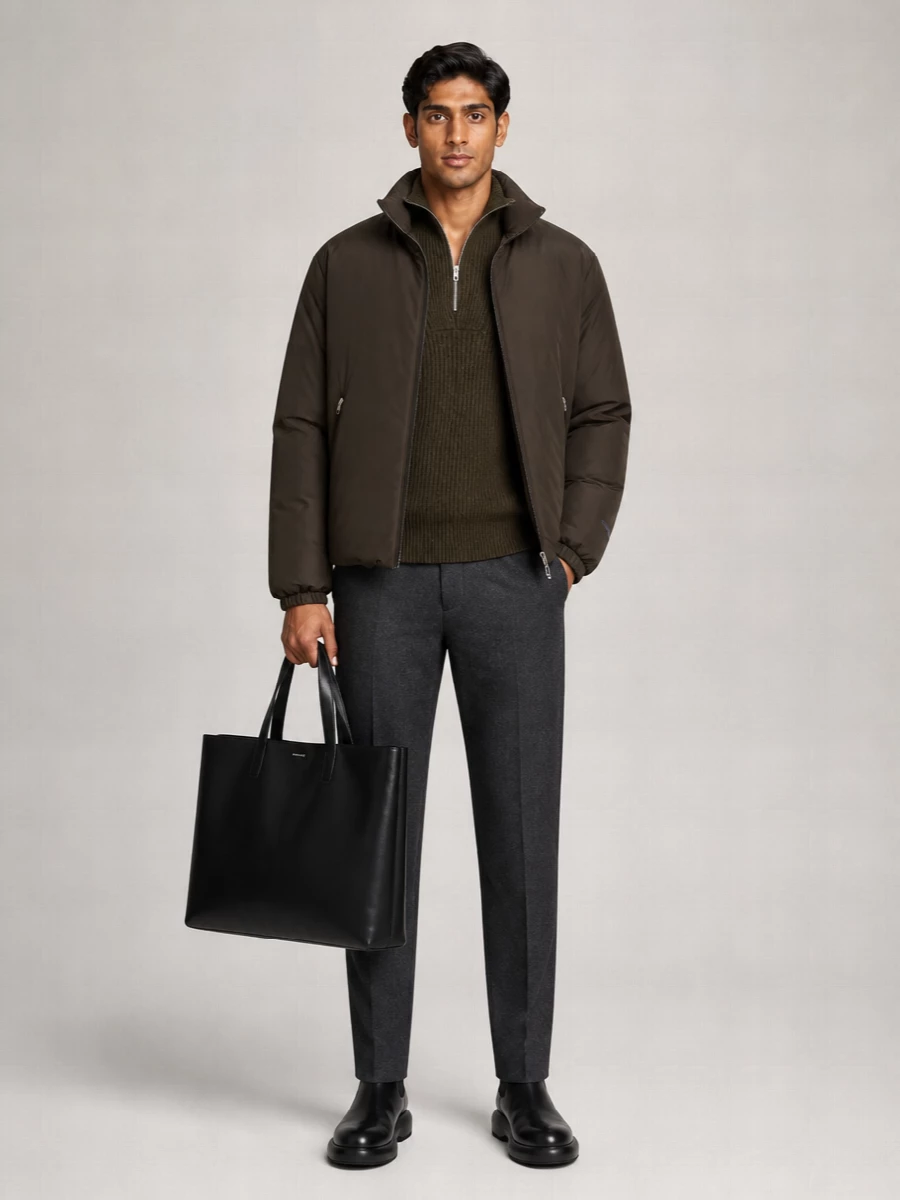 Jil Sander Down Puffer Coat
