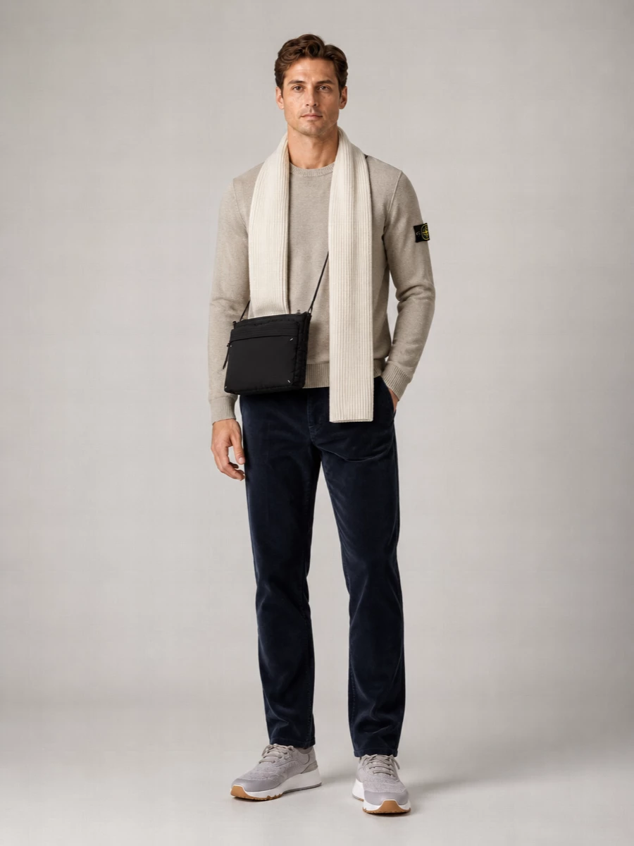 Stone Island Ribbed Wool Tank Top