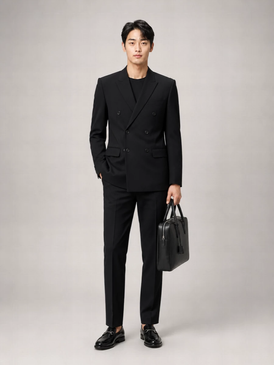 Saint Laurent Leather Briefcase