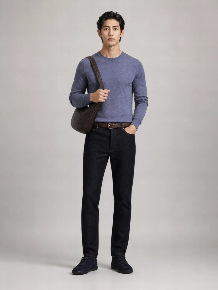 Brunello Cucinelli denim straight-leg jeans