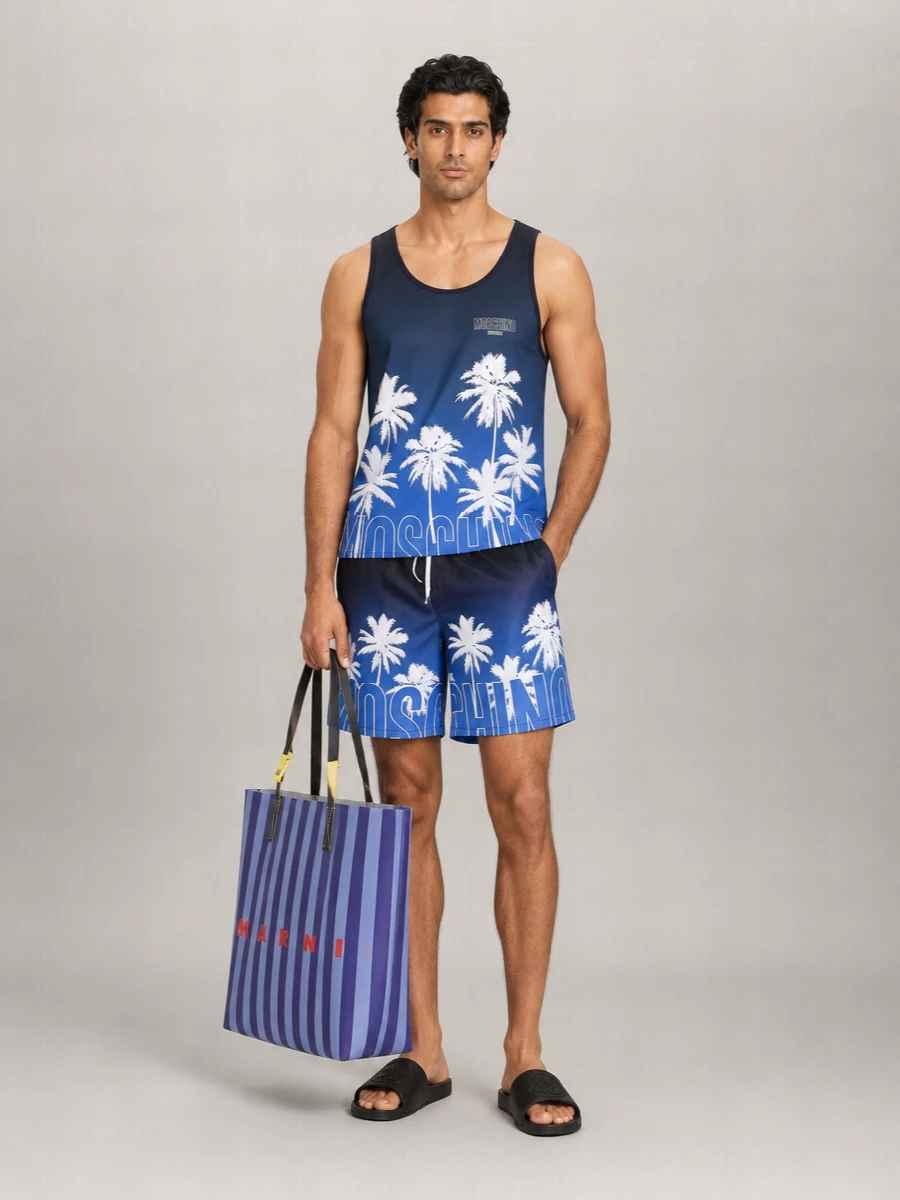 Moschino Cotton Printed Tank Top
