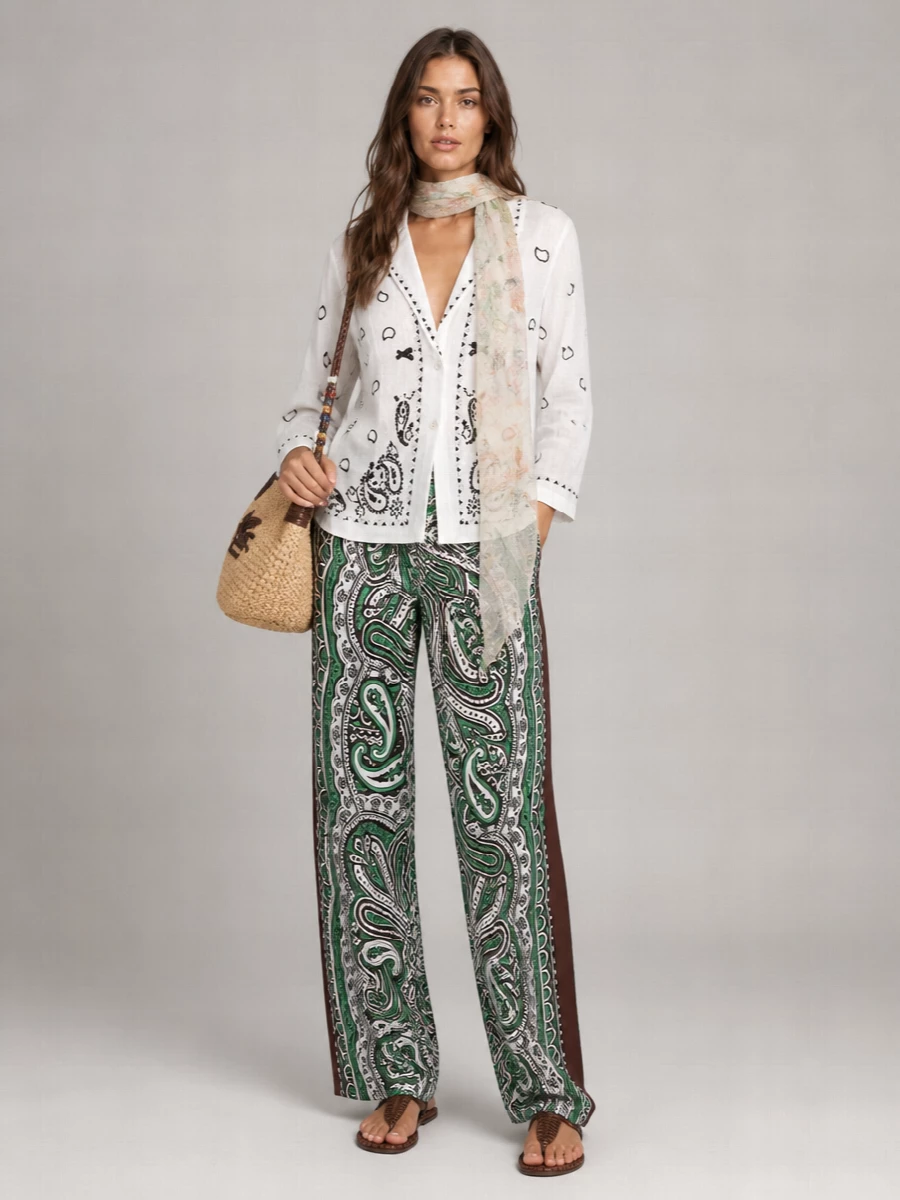 Parosh Silk Trousers