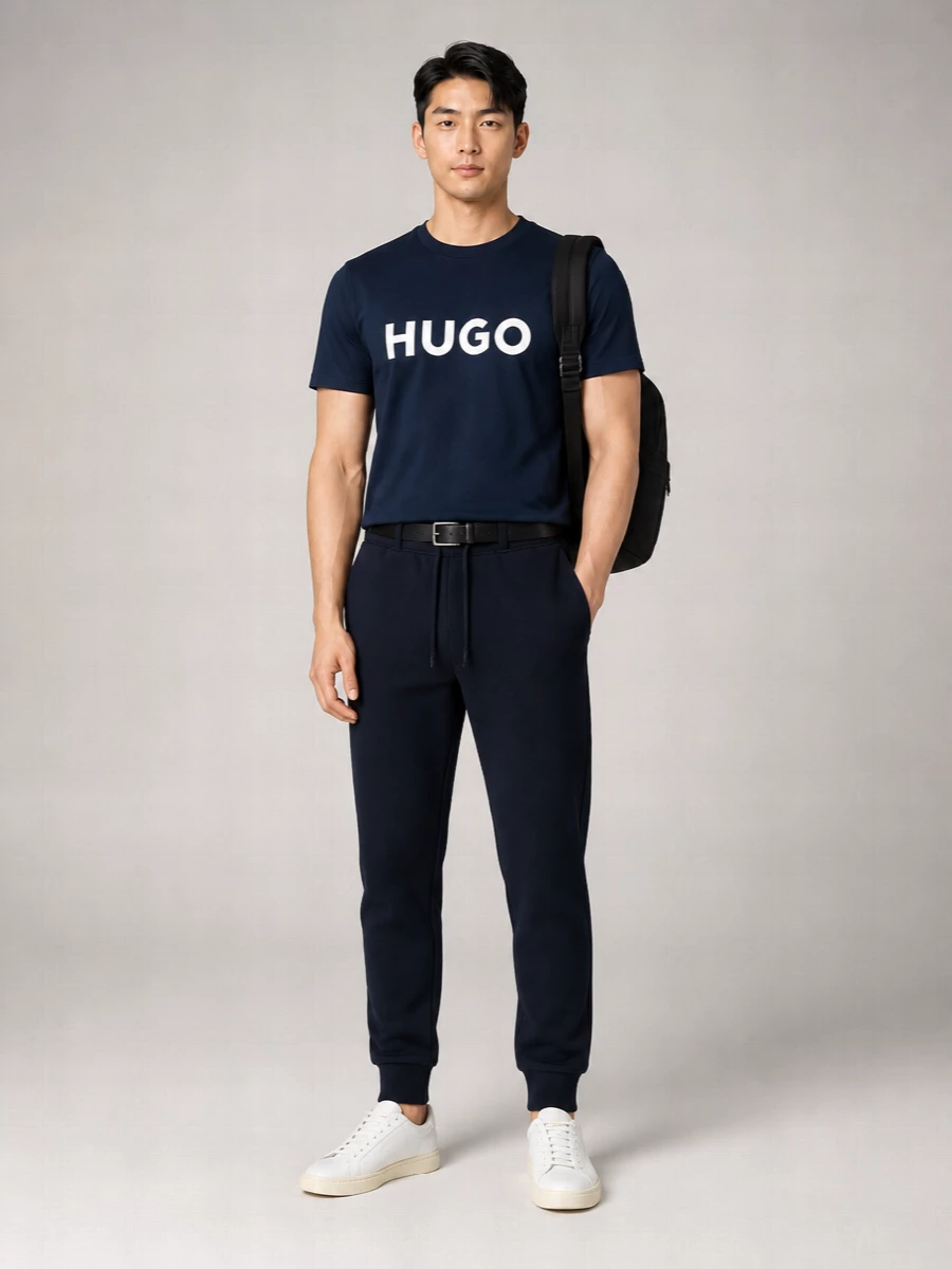 Hugo Cotton Logo T-Shirt