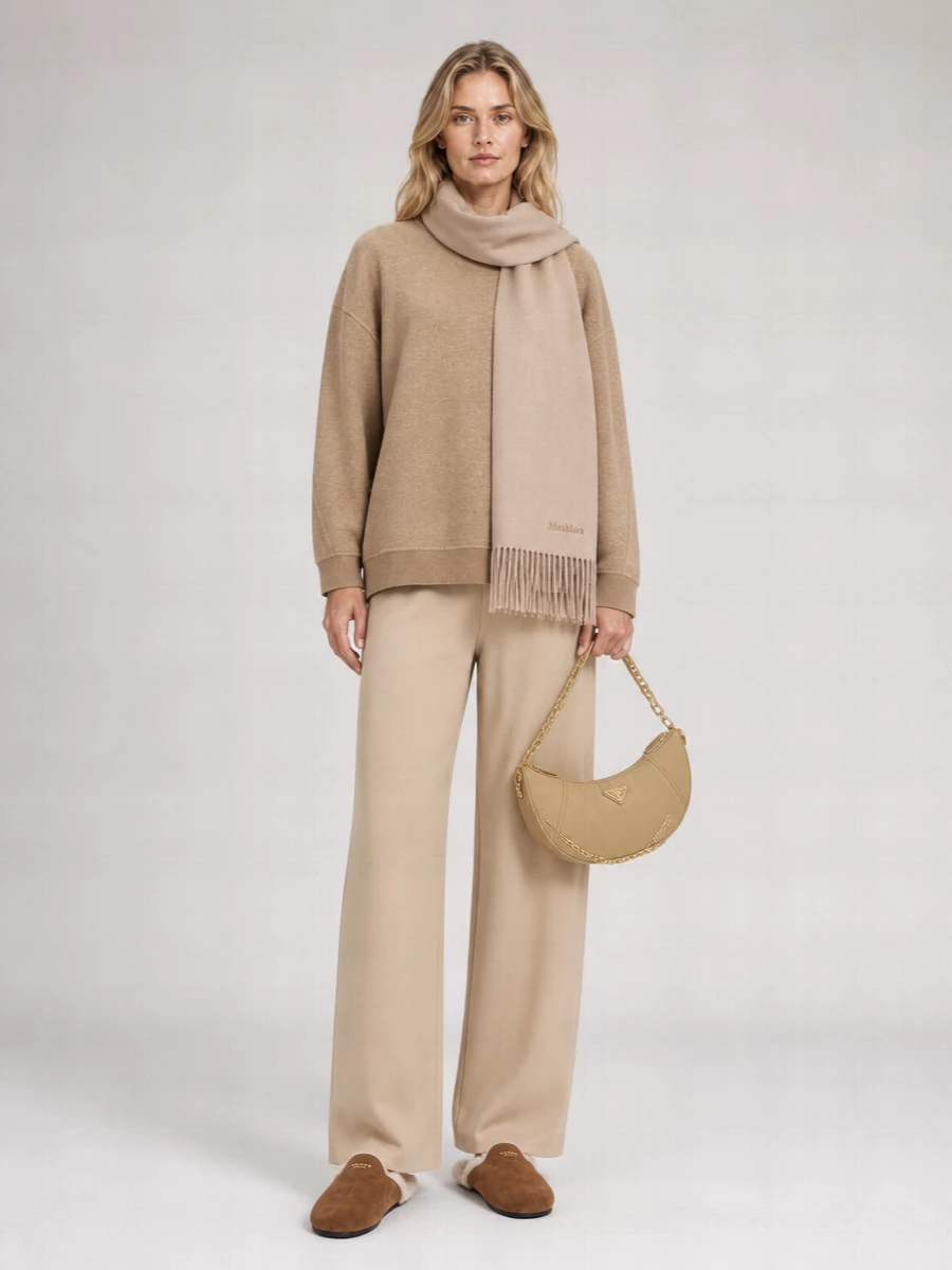 Max Mara Silk Casual Trousers