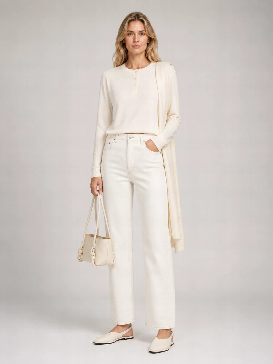 Studio Nicholson Rutas Henley Knitted Top