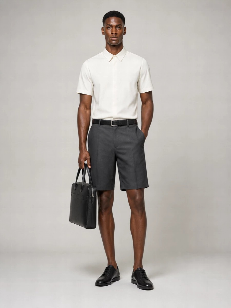 Jil Sander Wool Tailored Bermuda Shorts