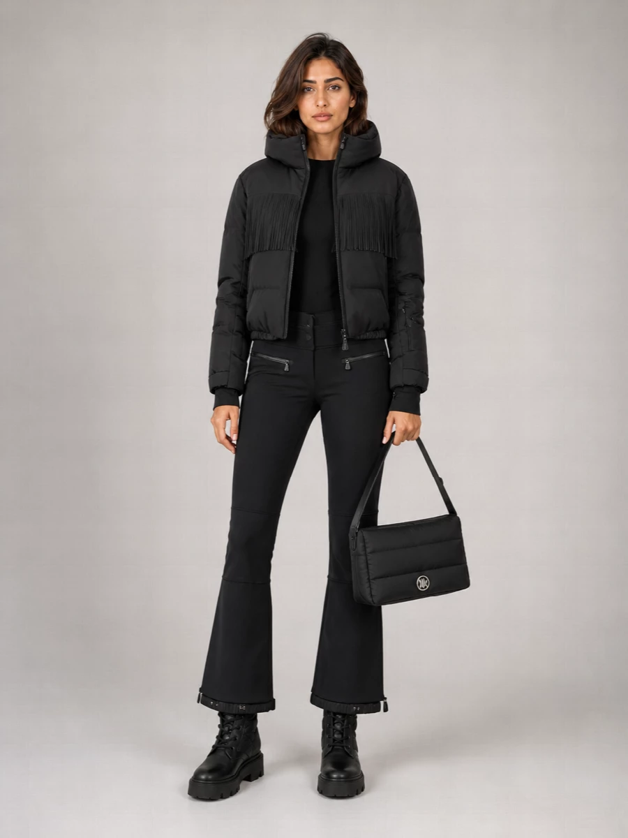 Moncler Grenoble Down Fringe Puffer Jacket