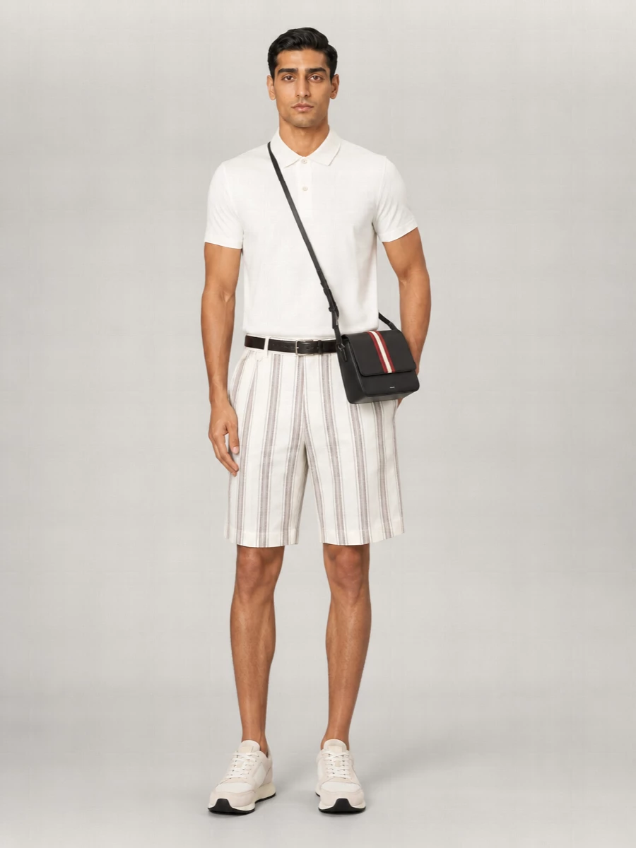Boss Linen Polo Shirt