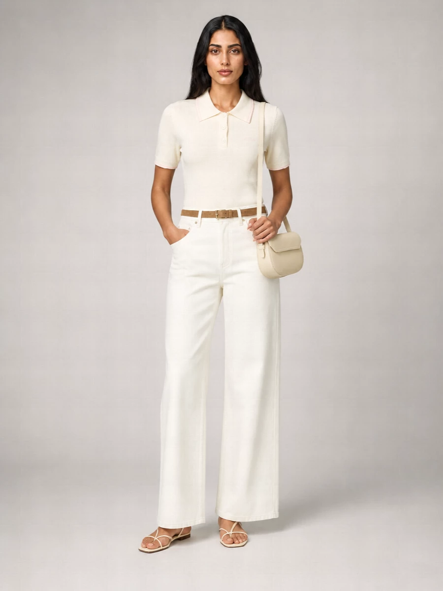 A.p.c. High-Rise Wide-Leg Denim Jeans