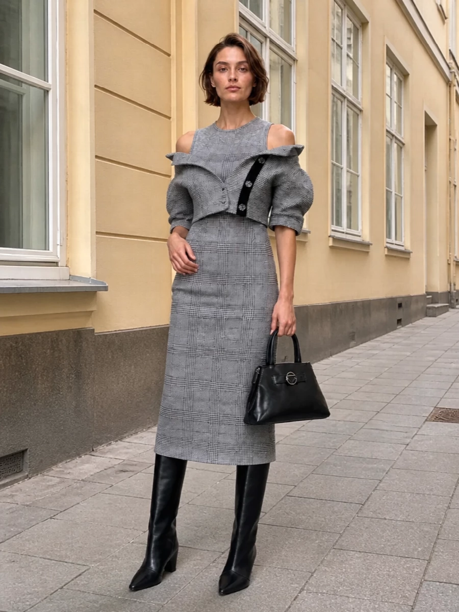 Junya watanabe coat gaultier dress coperni boots