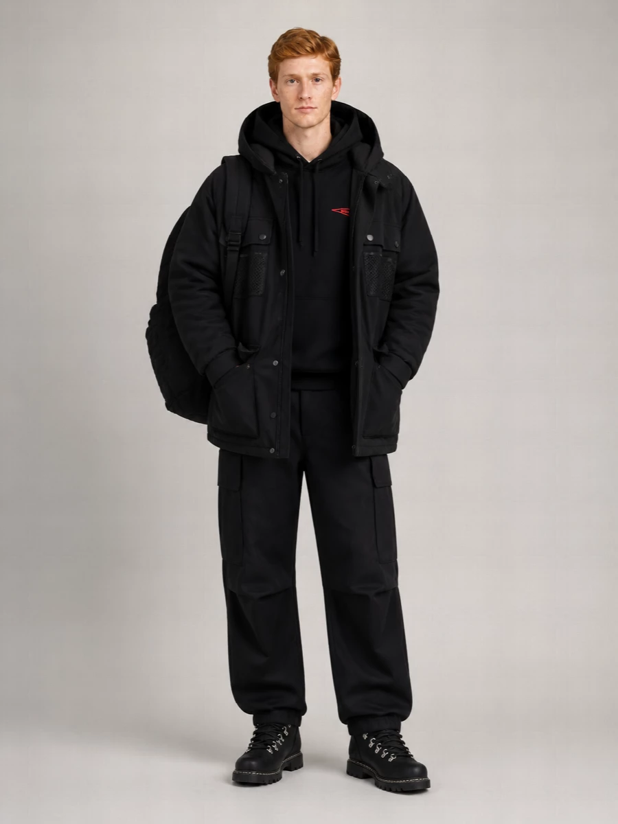 Junya Watanabe cotton padded coat