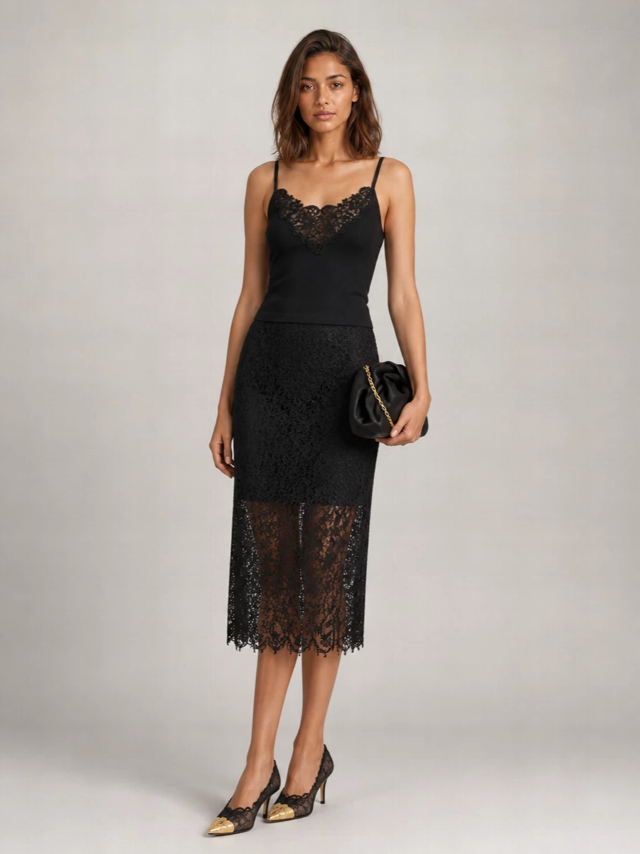 Jimmy Choo Asymmetric Lace Pumps