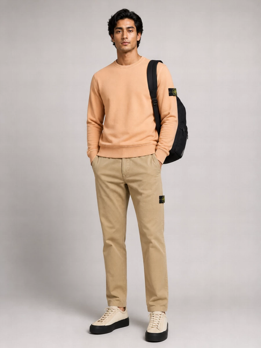 Stone Island Cotton Crewneck Sweatshirt