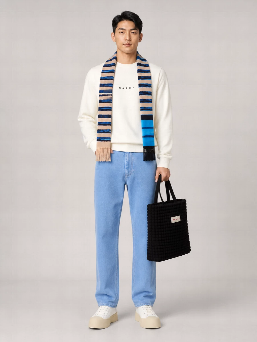 Marni Denim Straight-Leg Jeans