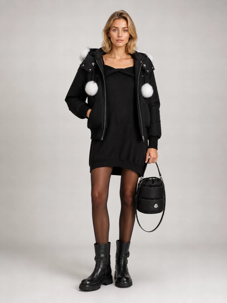Moose Knuckles bomber jacket
