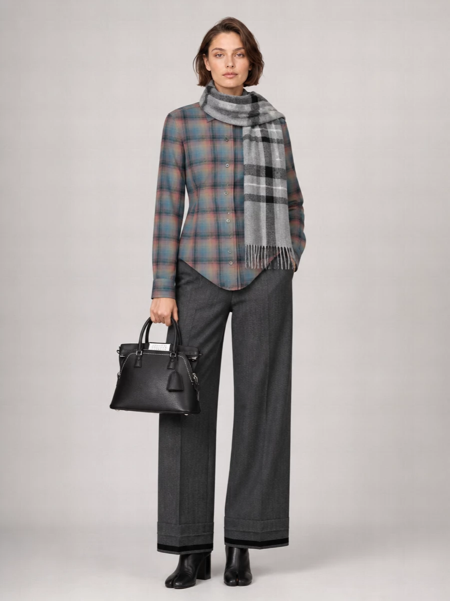 Maison Margiela Draped Wool Shirt