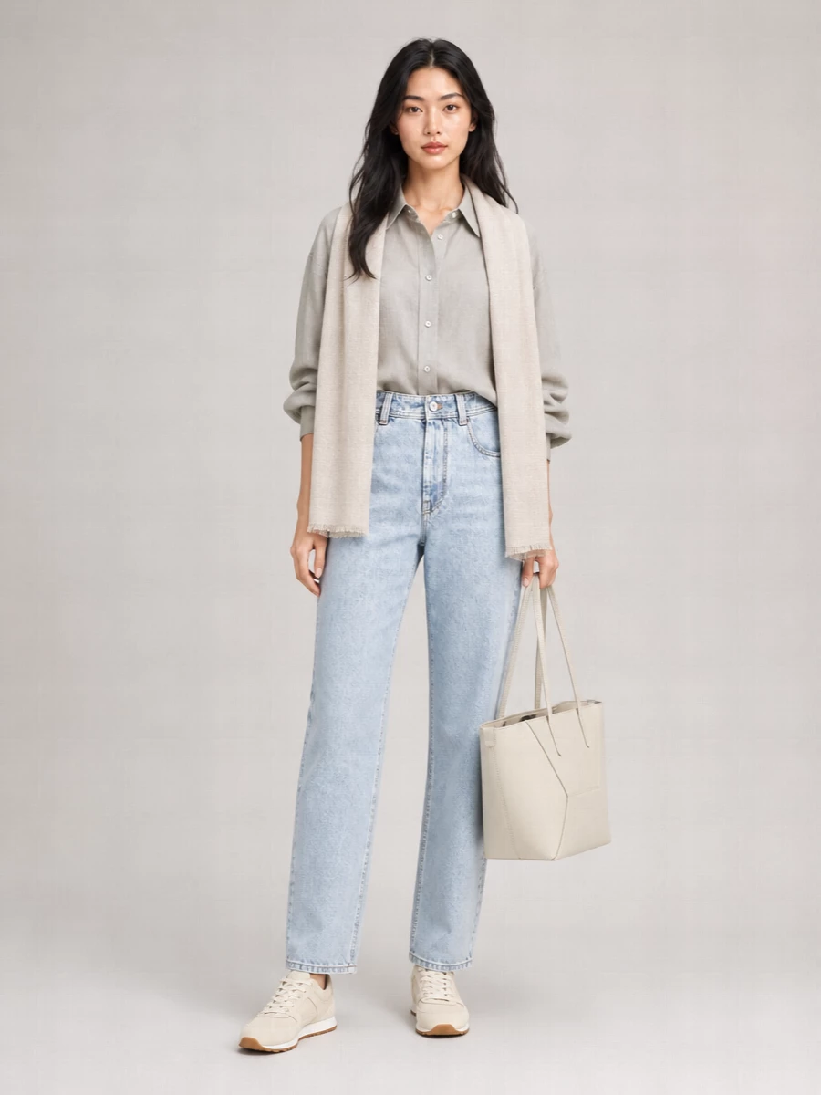 Brunello Cucinelli Tapered Denim Jeans