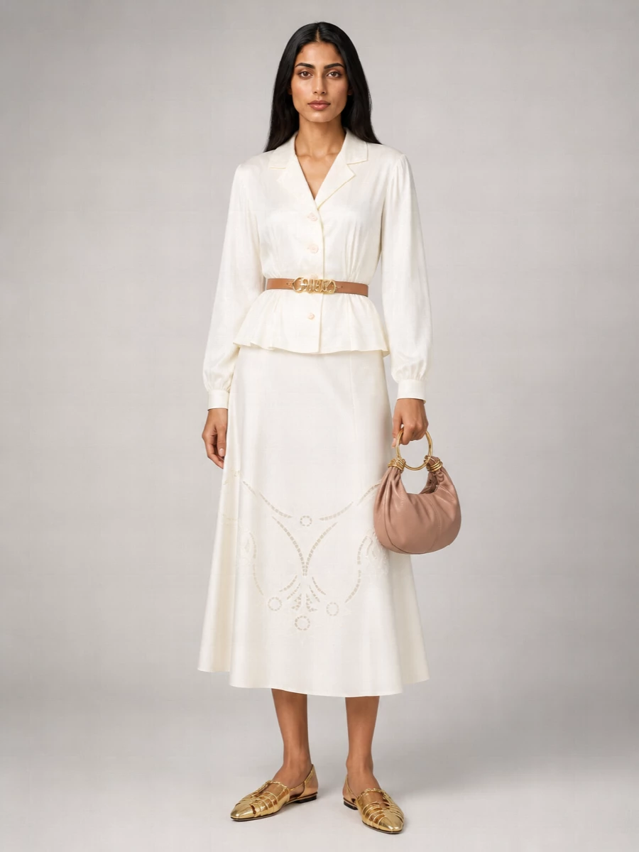 Chloé Silk-Blend Regular-Fit Blouse