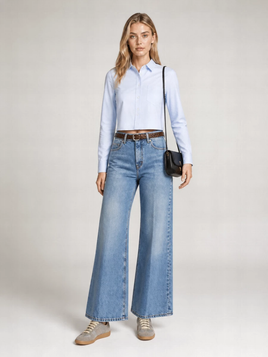Ami Paris high-rise flared jeans