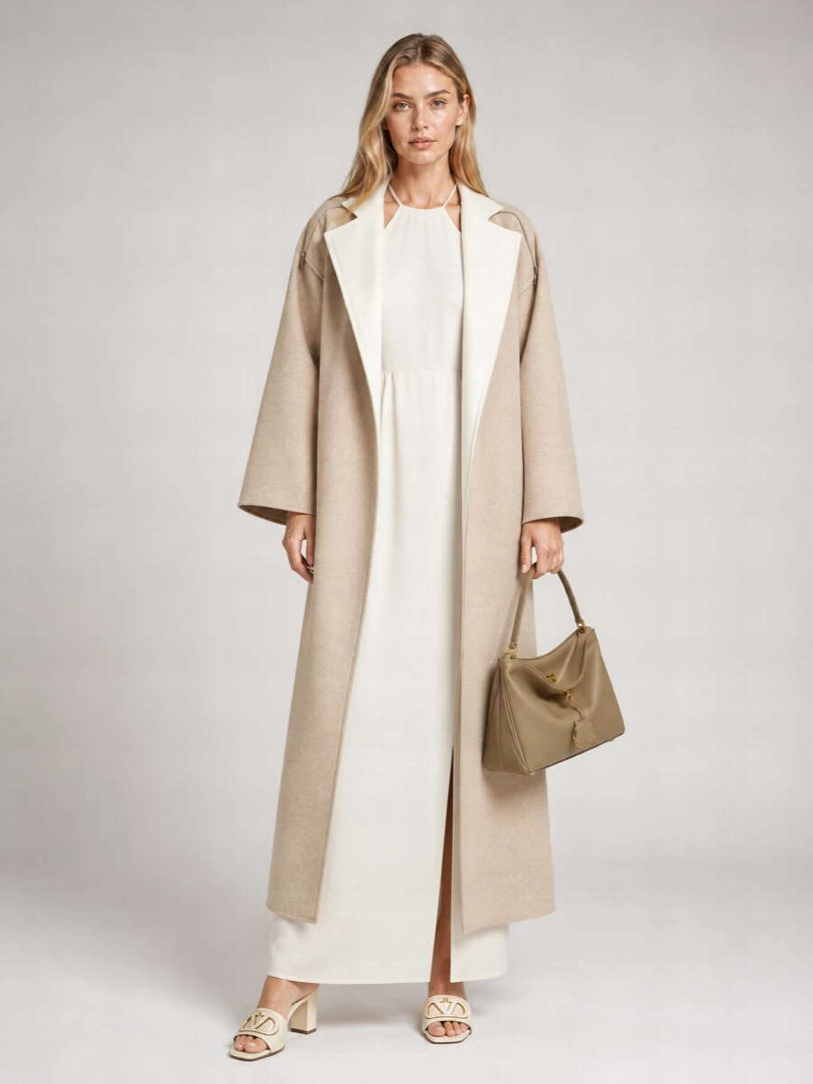 Max Mara Wool Blend Oversized Coat